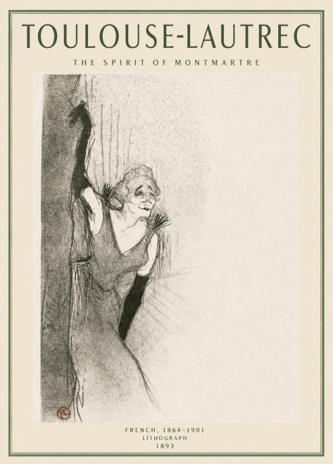 Toulouse-Lautrec The Spirit of Montmartre No3 - Affiche