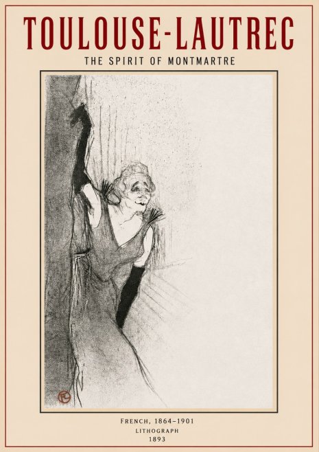 Toulouse-Lautrec The Spirit of Montmartre No4 - Affiche