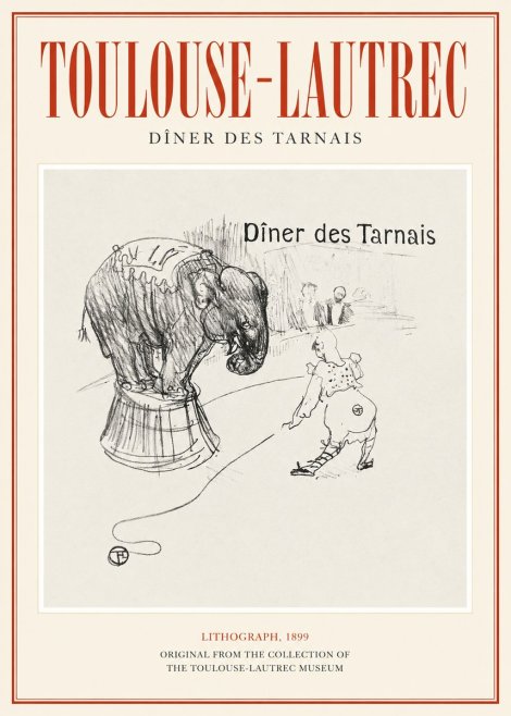 Toulouse-Lautrec Dîner Des Tarnais No1 - Affiche