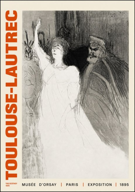 Toulouse-Lautrec The Ecstasy No2 - Affiche