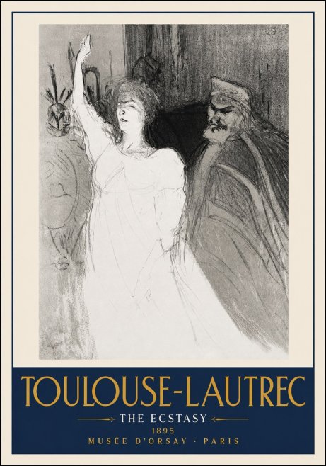 Toulouse-Lautrec The Ecstasy No4 - Affiche