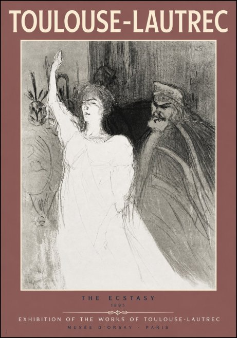Toulouse-Lautrec The Ecstasy No5 - Affiche
