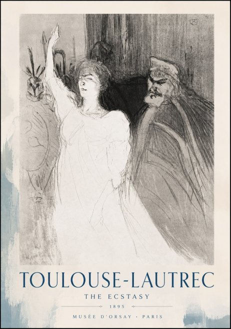 Toulouse-Lautrec The Ecstasy No6 - Affiche