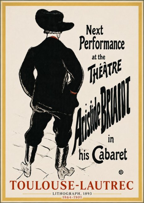 Toulouse-Lautrec Next Performance at the Théâtre Aristide Bruant in His Cabaret No4 - Affiche