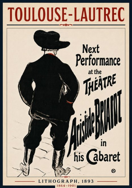 Toulouse-Lautrec Next Performance at the Théâtre Aristide Bruant in His Cabaret No5 - Affiche