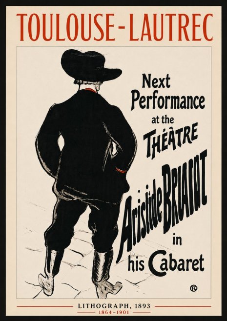 Toulouse-Lautrec Next Performance at the Théâtre Aristide Bruant in His Cabaret No6 - Affiche