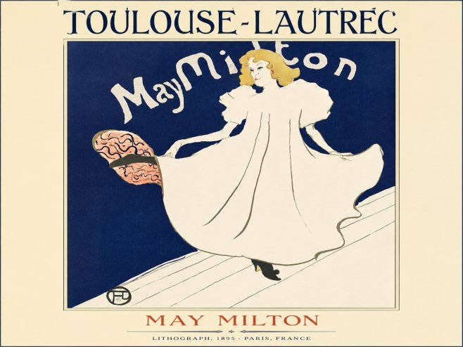Toulouse-Lautrec May Milton No3 - Affiche