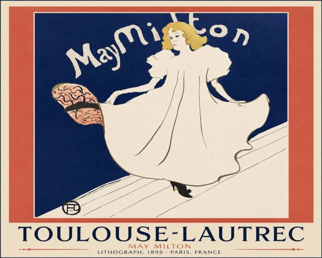 Toulouse-Lautrec May Milton No4 - Affiche
