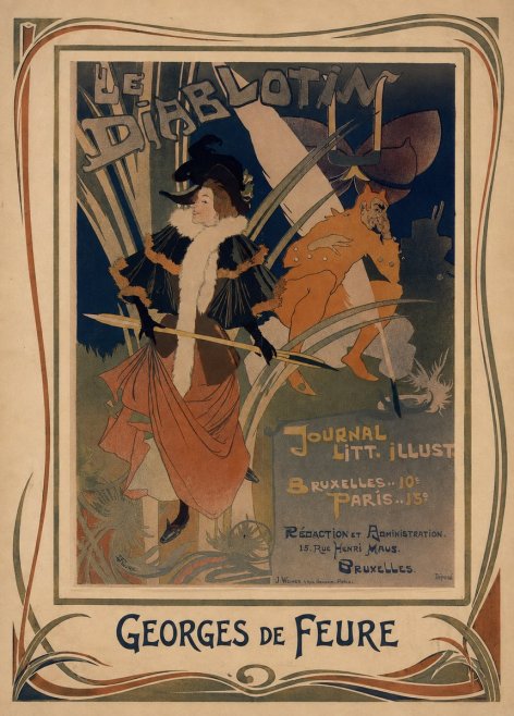 Georges de Feure Le Diablotin I No1 - Affiche