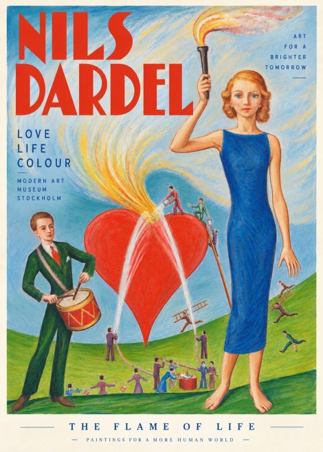Nils Dardel The Flame of Life No3 - Affiche