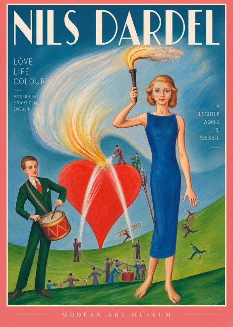 Nils Dardel The Flame of Life No4 - Affiche