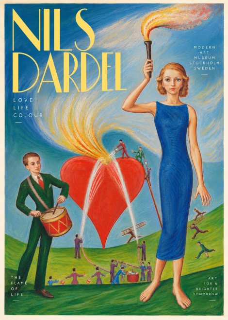 Nils Dardel The Flame of Life No6 - Affiche