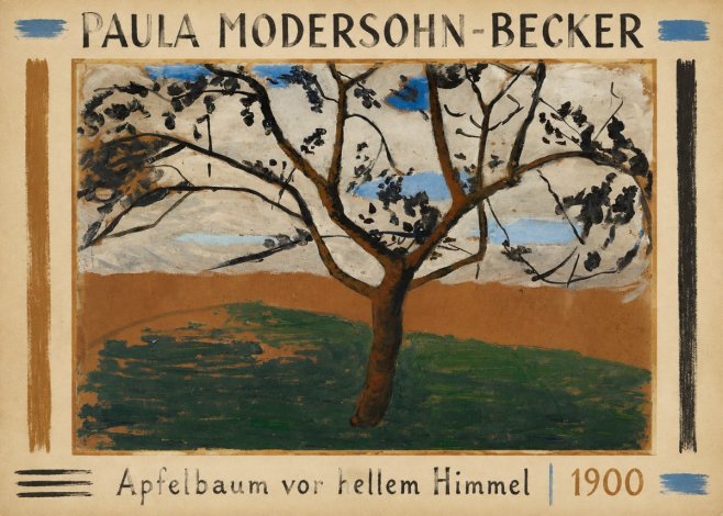 Paula Modersohn-Becker Apfelbaum Vor Hellem Himmel No1 - Affiche