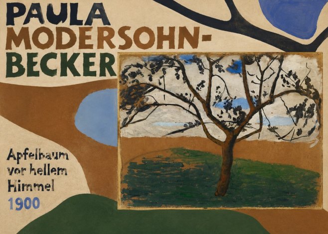 Paula Modersohn-Becker Apfelbaum Vor Hellem Himmel No6 - Affiche