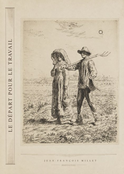 Jean-François Millet Le Départ Pour Le Travail II No2 - Affiche