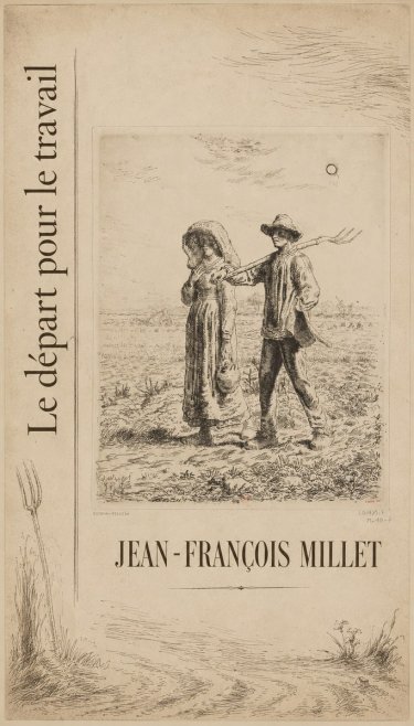 Jean-François Millet Le Départ Pour Le Travail II No5 - Affiche
