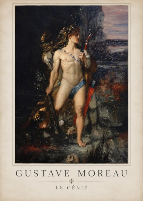 Gustave Moreau Saint Sebastian I No5 - Affiche