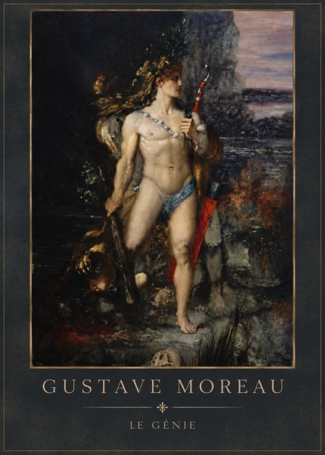 Gustave Moreau Saint Sebastian I No6 - Affiche