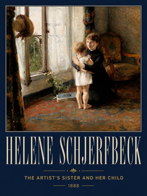 Helene Schjerfbeck The Artist's Sister and Her Child No5 - Affiche