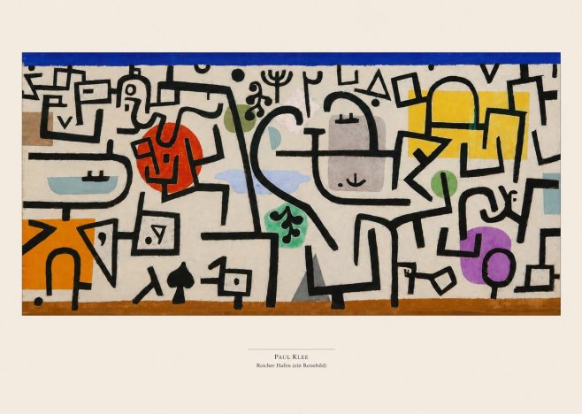 Paul Klee Reicher Hafen (Ein Reisebild) I No5 - Affiche