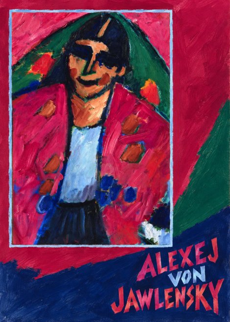 Alexej von Jawlensky Head of a Man No3 - Affiche