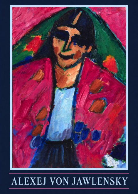 Alexej von Jawlensky Head of a Man No4 - Affiche