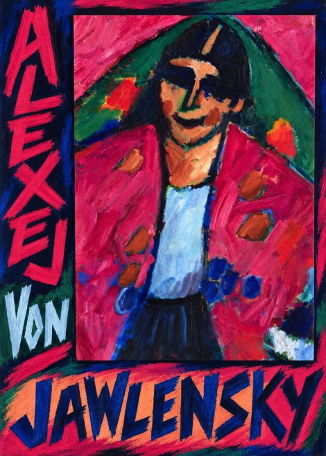 Alexej von Jawlensky Head of a Man No5 - Affiche