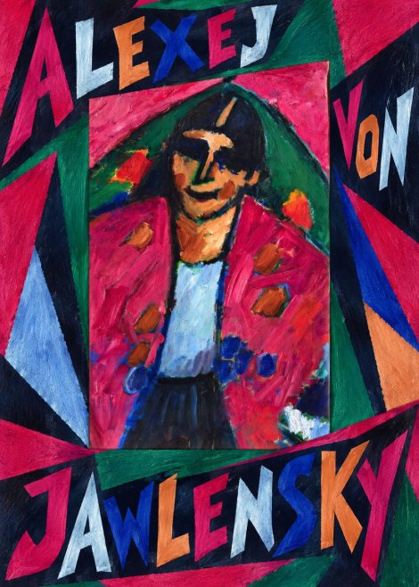 Alexej von Jawlensky Head of a Man No6 - Affiche
