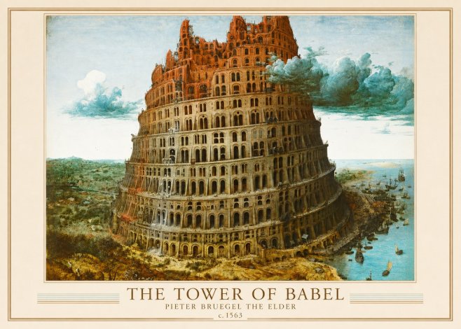 Pieter Bruegel The Tower of Babel III No1 - Affiche