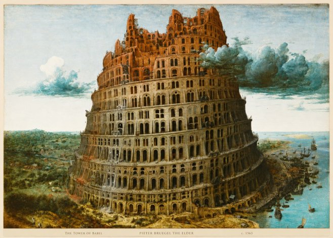 Pieter Bruegel The Tower of Babel III No6 - Affiche