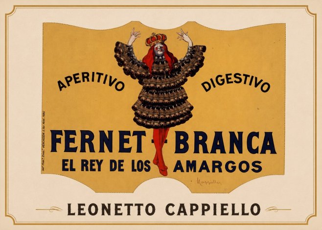Leonetto Cappiello Fernet Branca No1 - Affiche