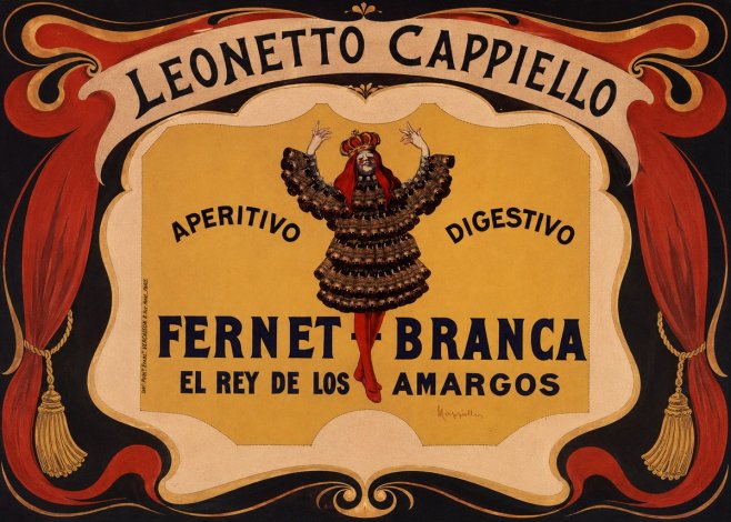 Leonetto Cappiello Fernet Branca No4 - Affiche