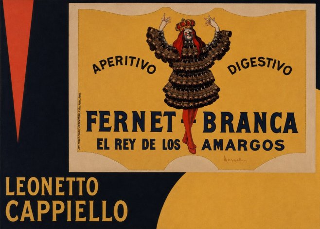 Leonetto Cappiello Fernet Branca No5 - Affiche