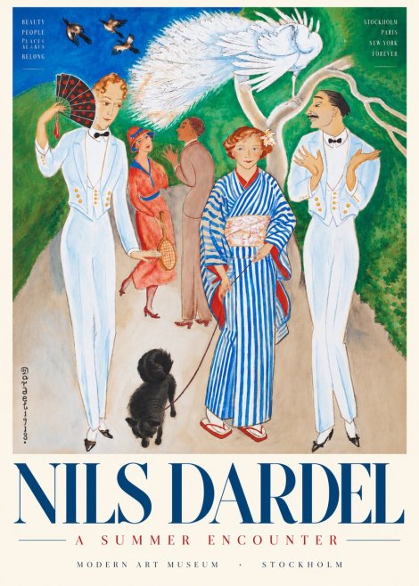 Nils Dardel A Brighter World No5 - Affiche