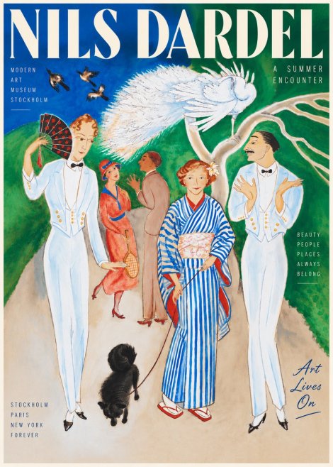 Nils Dardel A Brighter World No6 - Affiche