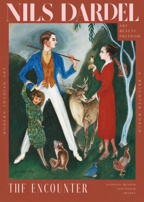 Nils Dardel The Encounter No2 - Affiche
