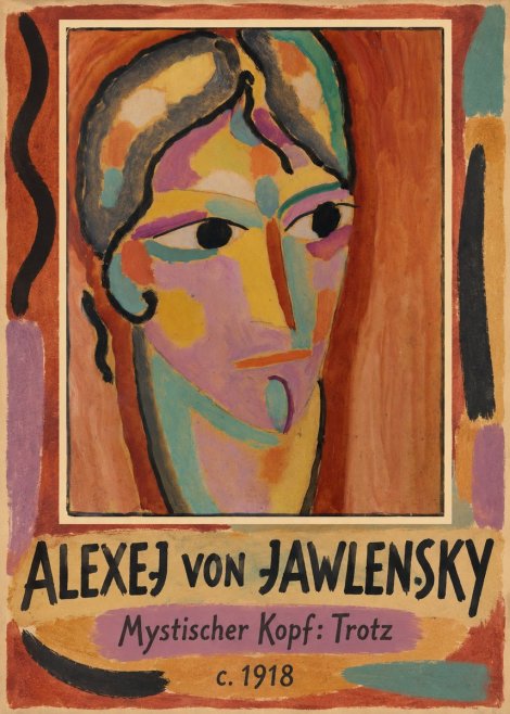 Alexej von Jawlensky Mystischer Kopf: Trotz No1 - Affiche