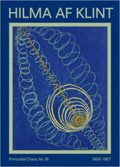 Hilma af Klint Primordial Chaos, No. 16 No1 - Affiche