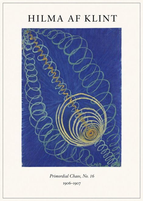 Hilma af Klint Primordial Chaos, No. 16 No4 - Affiche