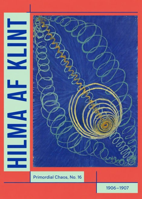 Hilma af Klint Primordial Chaos, No. 16 No5 - Affiche