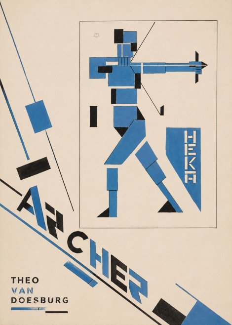 Theo van Doesburg Archer No5 - Affiche