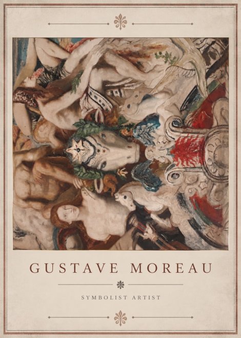 Gustave Moreau Mythological Composition No2 - Affiche