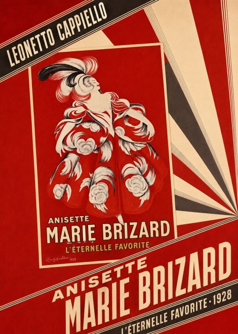 Leonetto Cappiello Anisette Marie Brizard - L'éternelle Favorite No6 - Affiche
