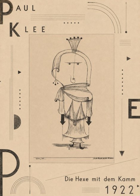 Paul Klee Die Hexe Mit Dem Kamm No5 - Affiche