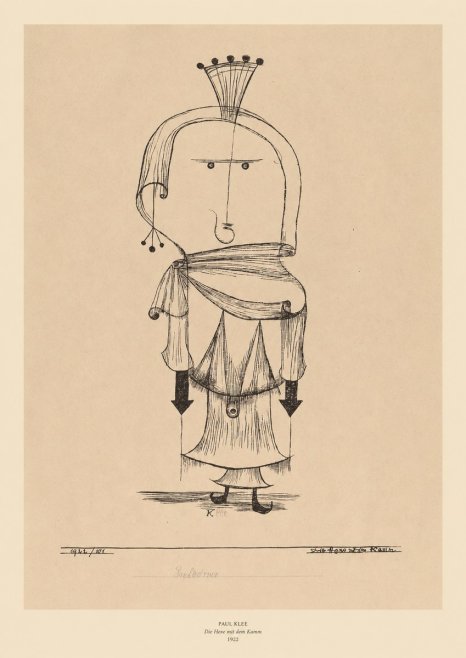 Paul Klee Die Hexe Mit Dem Kamm No6 - Affiche