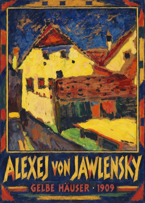 Alexej von Jawlensky Gelbe Häuser No1 - Affiche