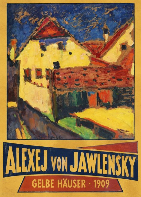 Alexej von Jawlensky Gelbe Häuser No3 - Affiche