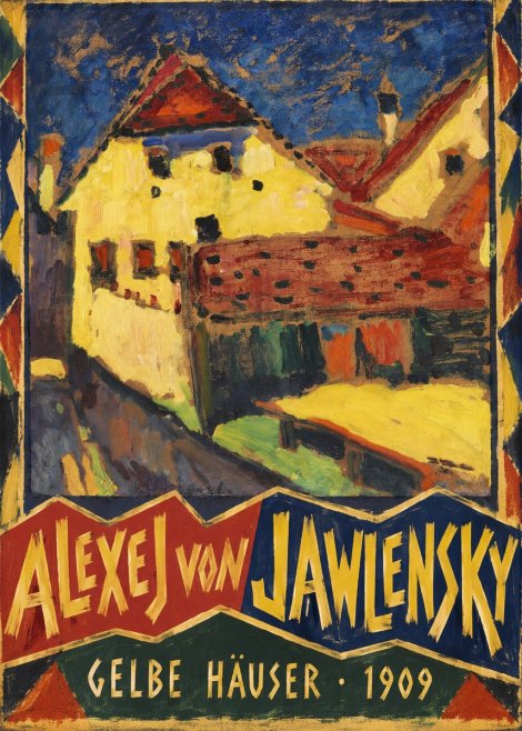 Alexej von Jawlensky Gelbe Häuser No5 - Affiche