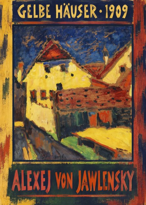 Alexej von Jawlensky Gelbe Häuser No6 - Affiche