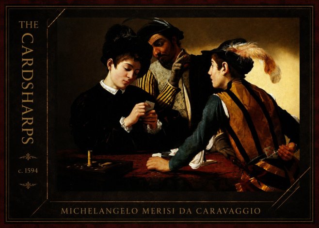 Michelangelo Merisi da Caravaggio The Cardsharps II No2 - Affiche